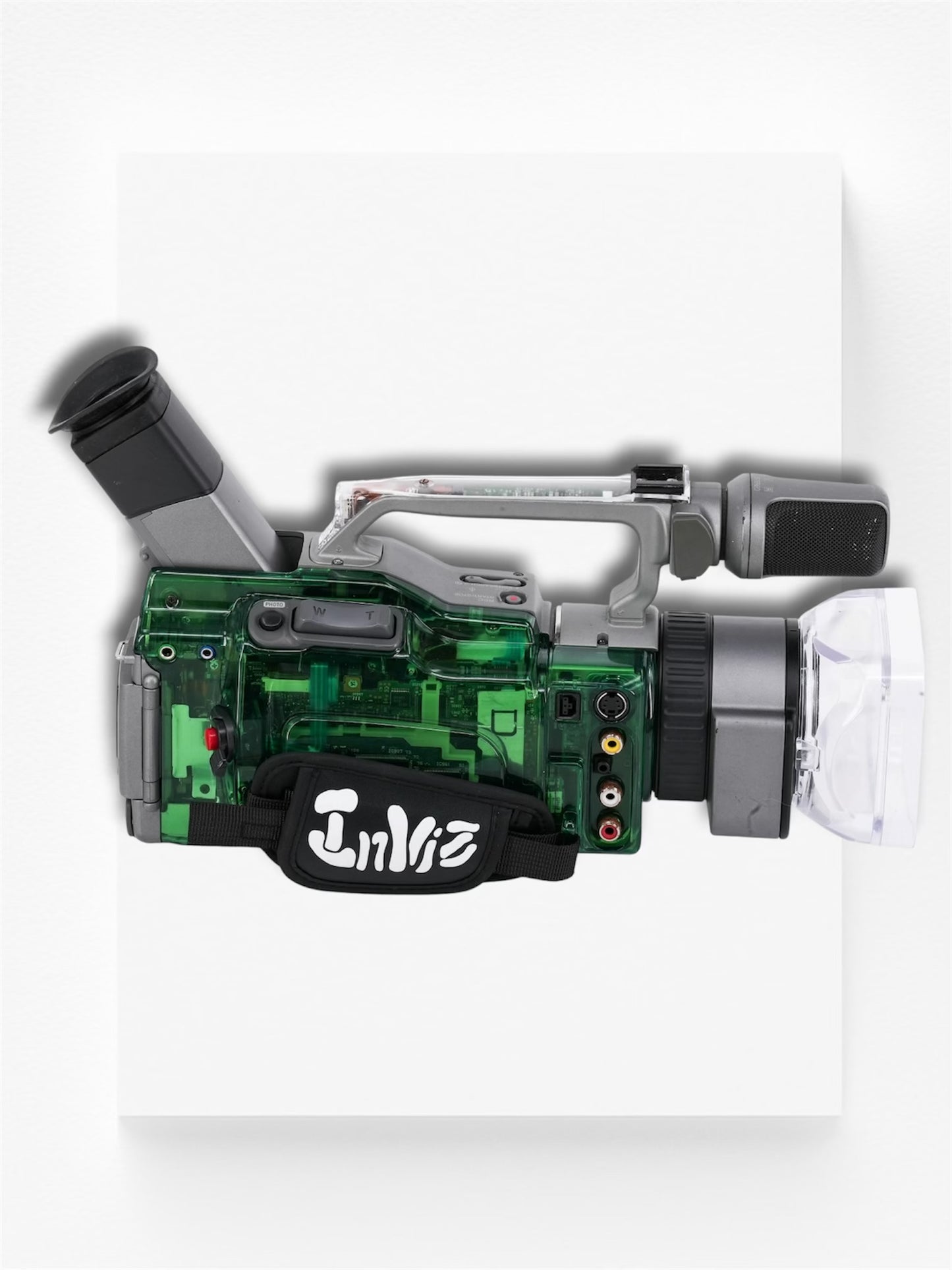 Matrix Green Clear Side Panel for Sony Handycam VX1000 Dv Camcorder par Invizworldwide