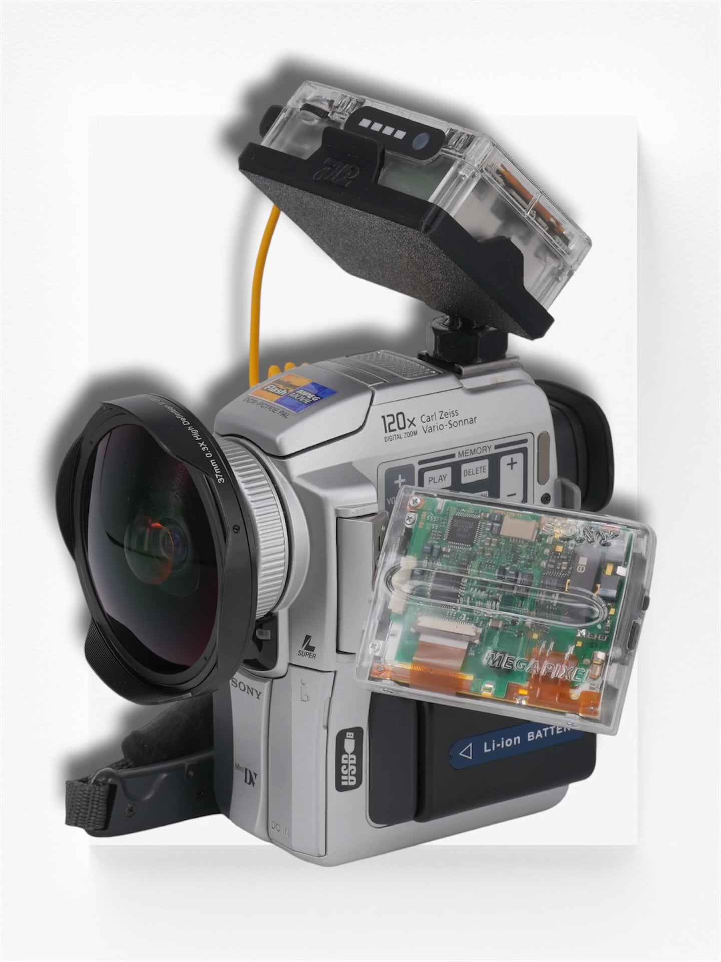 Clear Side Panel for Sony DCR-PC110 by invizworldwide
