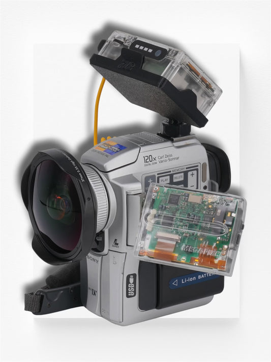 Clear Side Panel for Sony DCR-PC110 by invizworldwide