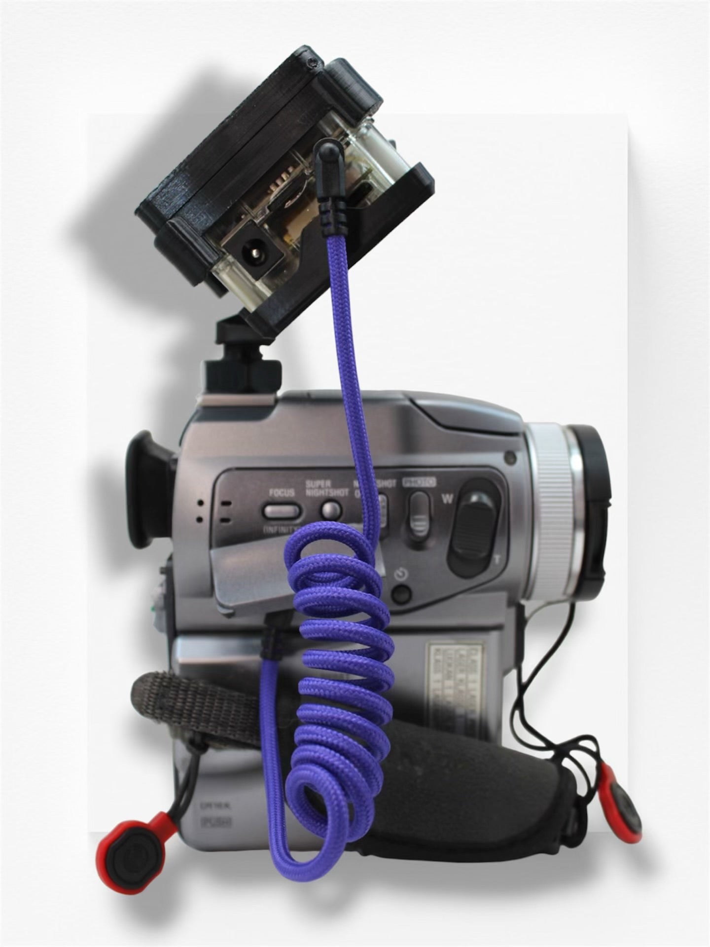 Purple 3.5mm to 3.5mm Braided Data Cable for DV Camcorder - ImmersionRC PowerPlay by Invizworldwide